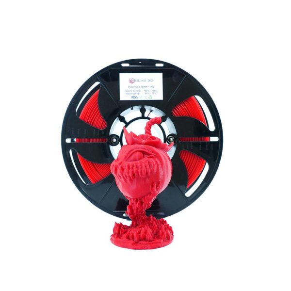 Elas 1.75mm Kırmızı PLA Plus Filament